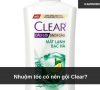 Nhuộm tóc có nên gội Clear?
