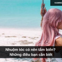 Nhuộm tóc có nên tắm biển? Những điều bạn cần biết