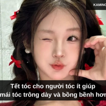 Tết tóc cho người tóc ít giúp mái tóc trông dày và bồng bềnh hơn