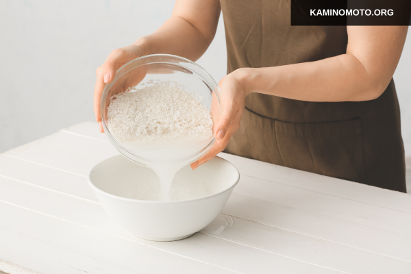 Gội đầu bằng nước vo gạo