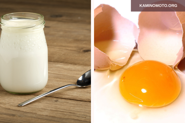 Lợi ích của sữa chua và trứng gà đối với mái tóc